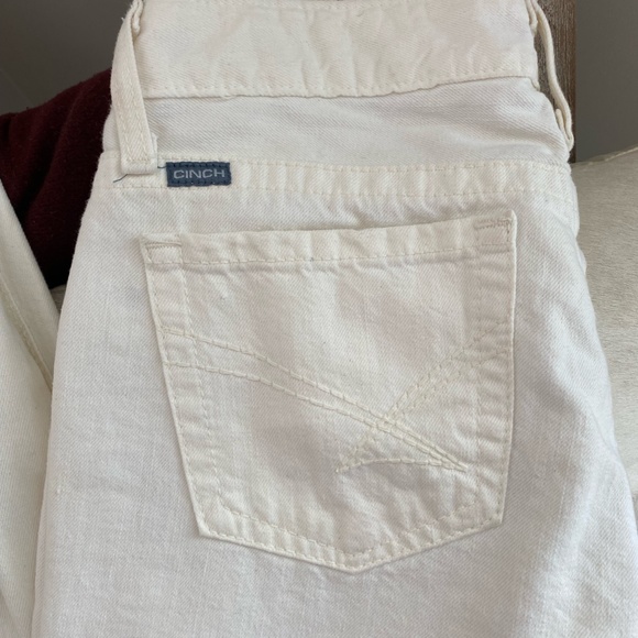 Ada White Cinch Jeans - Picture 2 of 6